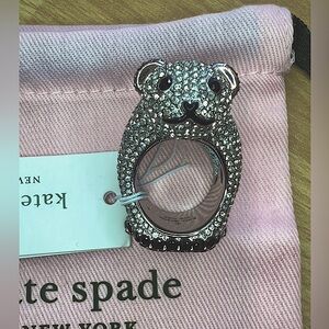 Kate Spade New York Polar Bear NWT Ring in Size 6